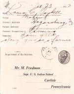 Lewis C. Tarbell Student File