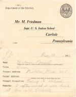 Hobson Pennell Student File