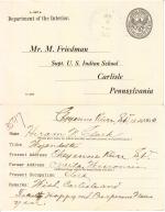 Hiram N. Clark Student File