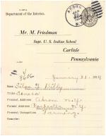 Silas Billy Student File Silas Billy Student File