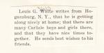 Louis G. White Student File