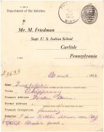 Fred La Duke Student File