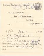 Ida Whitecloud Student File