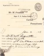 Mitchell W. Arquette (Ka nu sta tsi ka Ga ke nen ttu) Student File