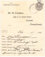 John Thompson Student File