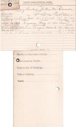 Chauncey Powlas Student File [entered 1893]