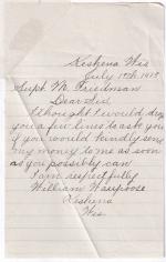 William Waupoose Student File