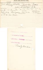 Sidney Labatte Student File 
