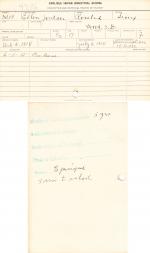 Ellen Jordan Student File Ellen Jordan Student File