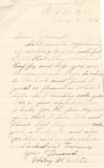 Harry Webster Student File