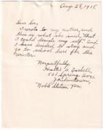 Hattie Tarbell Student File