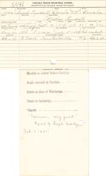 David Tyndall Student File