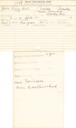 Mary Hill Student File Mary Hill Student File