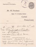 Fred Peake Student File