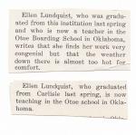 Ellen Lundquist Student File