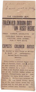 Fred Cardin Student File Fred Cardin Student File