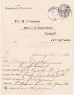 Henry Vinson Student File
