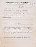 John H. Chew Student File John H. Chew Student File