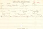 Hettie Butcher Student Information Card Hettie Butcher Student Information Card