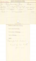Francis French Killer (Gray moi shin kah) Student Information Cards Francis French Killer (Gray moi shin kah) Student Information Cards