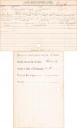 Noah Little Eagle (Kills Little Ones) Student Information Cards Noah Little Eagle (Kills Little Ones) Student Information Cards