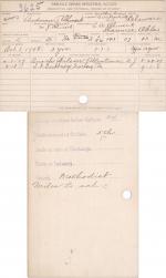 Audman T. Ohmert Student Information Card Audman T. Ohmert Student Information Card