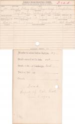 Sarah Sitting Bull (Leaf Woman) Student Information Card Sarah Sitting Bull (Leaf Woman) Student Information Card