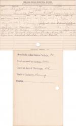 Elizabeth P. Tirance (Arisawe Katsitsarnkwas) Student Information Card Elizabeth P. Tirance (Arisawe Katsitsarnkwas) Student Information Card
