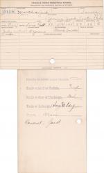 Martha Jack Student Information Card Martha Jack Student Information Card