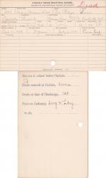 Mary Womans Dress (Wiciski) Student Information Card