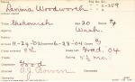 Lavinia Woodworth Student Information Card Lavinia Woodworth Student Information Card