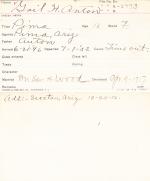 Gail H. Anton Student Information Card Gail H. Anton Student Information Card