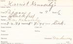 Harriet Kennerly Student Information Card Harriet Kennerly Student Information Card