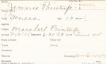 Jennie Printup Student Information Card Jennie Printup Student Information Card