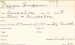 Maggie Simpson Student Information Card Maggie Simpson Student Information Card