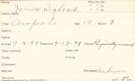 Joseph Bighead Student Information Card Joseph Bighead Student Information Card