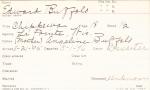 Edward Buffalo Student Information Card Edward Buffalo Student Information Card