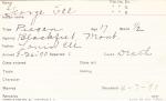 George Ell Student Information Card George Ell Student Information Card