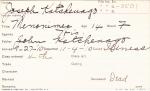 Joseph Katchenago Student Information Card Joseph Katchenago Student Information Card