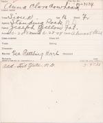Anna Clara Cowhead Student Information Card Anna Clara Cowhead Student Information Card