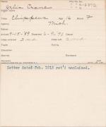 Julia Crane Student Information Card Julia Crane Student Information Card
