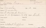 Lettie Esau Student Information Card Lettie Esau Student Information Card