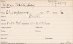 Hattie Halliday Student Information Card Hattie Halliday Student Information Card