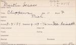 Martha Isaacs Student Information Card Martha Isaacs Student Information Card