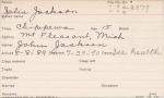 Julia Jackson Student Information Card Julia Jackson Student Information Card