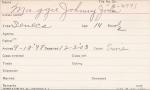 Maggie Johnny John Student Information Card Maggie Johnny John Student Information Card