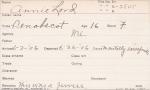 Annie Lord Student Information Card Annie Lord Student Information Card