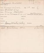 Maggie Melotte Student Information Card Maggie Melotte Student Information Card