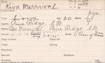 Kiva Merrival Student Information Card Kiva Merrival Student Information Card