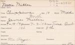 Nettie Miller Student Information Card Nettie Miller Student Information Card